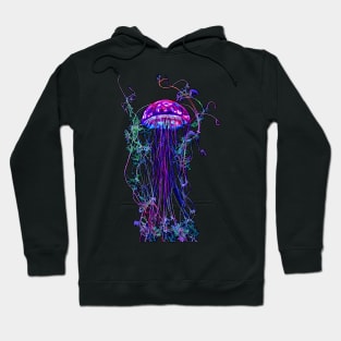 Jellyfish sea leaves Hoodie